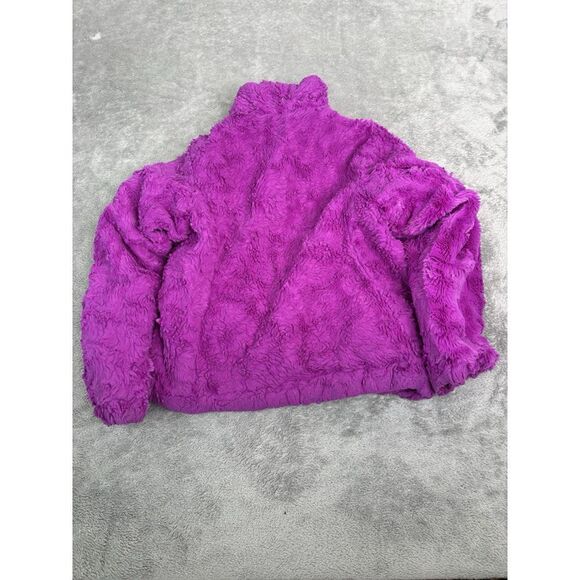 The North Face Reversible Fleeced Flower Patch Quilted Jacket Girls Size XXS - Picture 9 of 15